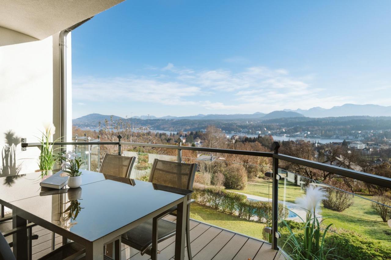 Haus Aussicht - Ferienwohnungen Velden フェルデン・アム・ヴェルターゼー エクステリア 写真